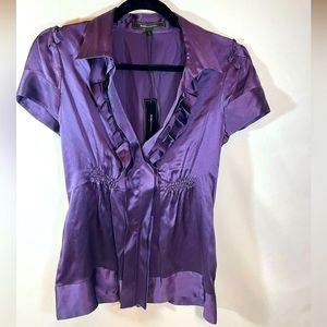 BCBG MAXAZARIA 100% silk top